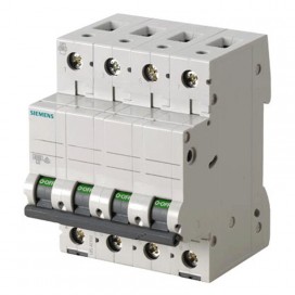 Interruttore magnetotermico Siemens 4P 16A 6kA tipo C 4 moduli 5SL64167BB