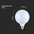 V-TAC | Lampada Globo E27 LED