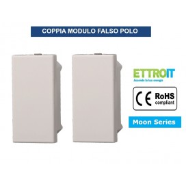 MODULO FALSO POLO COPRITASTO 1P BIANCO COMPATIBILE BTICINO SERIE AXOLUTE