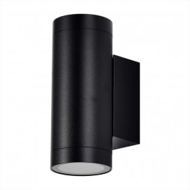 APPLIQUE LED DOPPIA EMISSIONE MURO GU10 ALLUMINIO CORTEN ESTERNO IP65 V-TAC