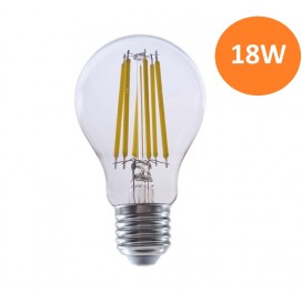 LAMPADINE LED E27 a Filamento Bulbo 18W Luce Calda 2520 Lumens A70 V-TAC
