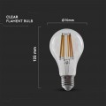 LAMPADINE LED E27 a Filamento Bulbo 18W Luce Calda 2520 Lumens A70 V-TAC