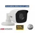 HIKVISION TELECAMERA BULLET 5MP 4IN1 TVI AHD CVI CVBS 2560×1944 2.8MM IP66