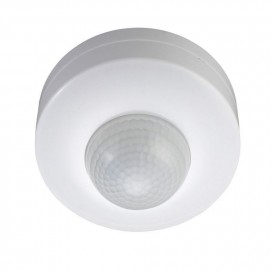 Sensore di Movimento a Infrarossi 360° Montaggio a Plafone Con funzionalità ON/OFF Colore Bianco (Max 300W) IP20