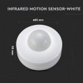 Sensore di Movimento a Infrarossi 360° Montaggio a Plafone Con funzionalità ON/OFF Colore Bianco (Max 300W) IP20