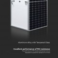 V-TAC Pannello Solare Fotovoltaico Monocristallino Modulo 450W 144 CELLE IP68