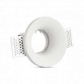 V-TAC VT 859RQ PORTAFARETTO ROTONDO DA INCASSO IN GESSO PER LAMPADINE GU10