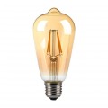 V-TAC Lampadina LED E27 4W ST64 Filamento Ambrato 2200K