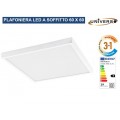 PLAFONIERA SMD LED QUADRATA 60x60 40W CCT 3000K - 4000K - 6500K