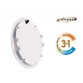 PANNELLO LED FARETTO DA INCASSO DA 6W 12W 18W 24W ROTONDO SLIM TRIPLA Tonalità