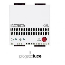 RIVELATORE DI GAS GPL BTICINO LIVING LIGHT N4512/12 BIANCO