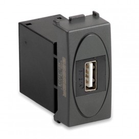 PRESA CARICATORE USB 2.1A GRIGIO MASTER MODO 31214
