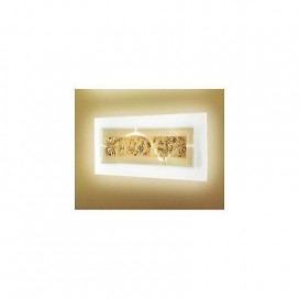 LEUCOS LAGUNA P74 CANAL AMBRA FINITURA ORO PARETE/SOFFITTO