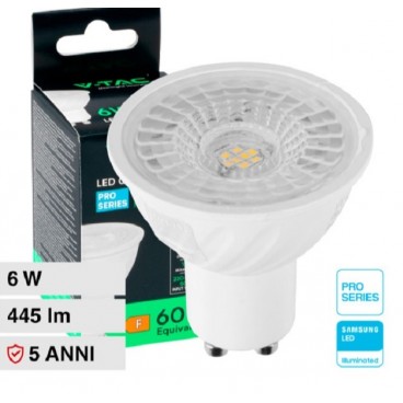 LAMPADA SPOT GU10 6,5W V-TAC CHIP SAMSUMG
