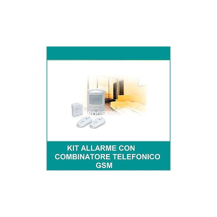 Avidsen KIT ALLARME SENZA FILI con COMBINATORE TELEFONICO GSM AVIDSEN 100108 