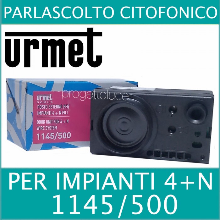 Urmet URMET 1145/500 POSTO ESTERNO 4+N PARLASCOLTO PORTER SINTHESI 