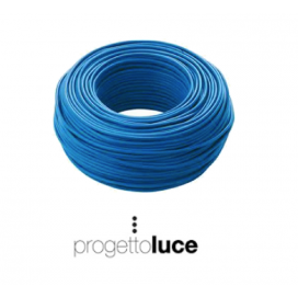 CAVO CORDINA UNIPOLARE 1,5mmq BLU CPR FS17 100mt