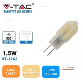 LAMPADINE LED 1,5W 12V G4 BISPINA VT-1942