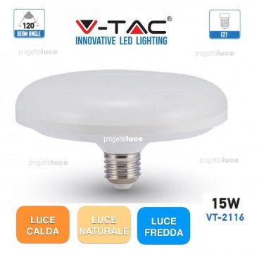 V-TAC VT-2116 LAMPADINA LED E27 15W UFO
